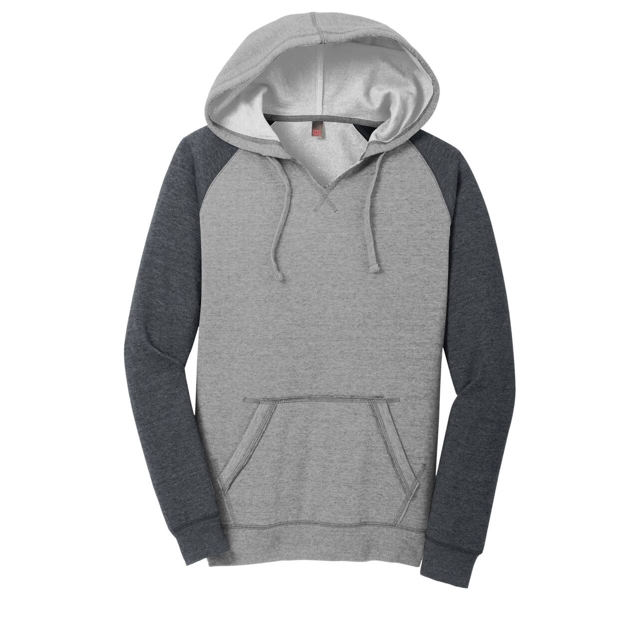 District® Women's Lightweight Fleece Raglan Hoodie
